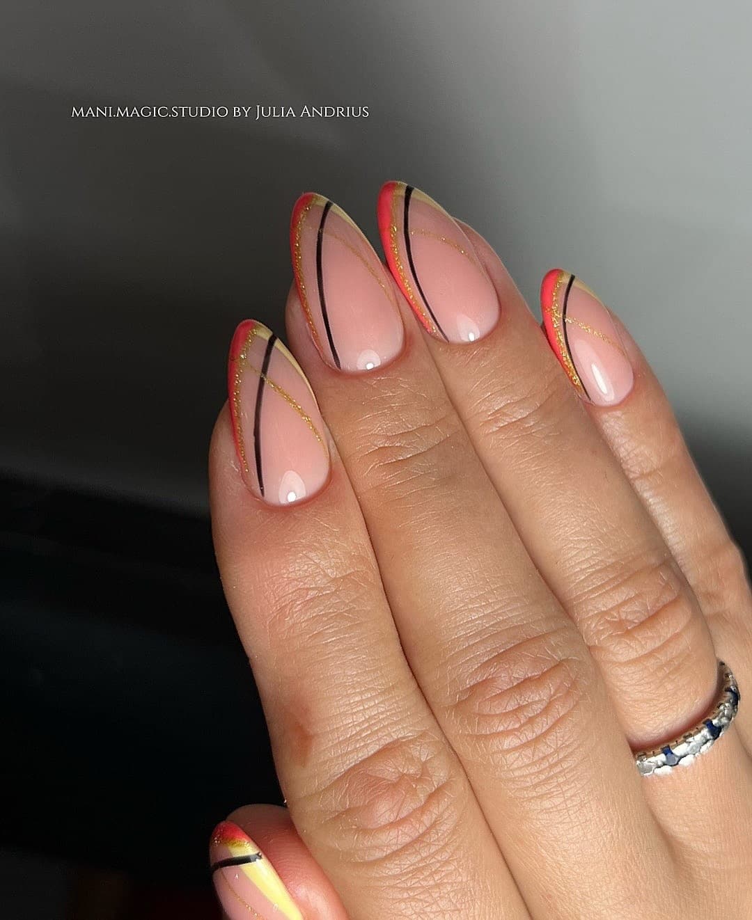 Recent nail set by Mani Magic Studio, Richmond Hill
